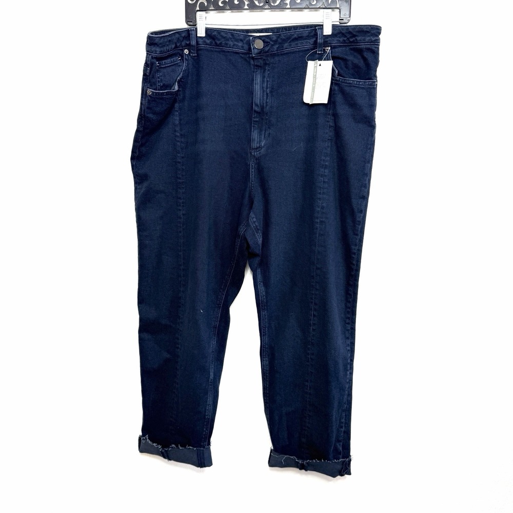 NWT ASOS‎ Denim Plus Size Womens Dark Wash Jean Size 22